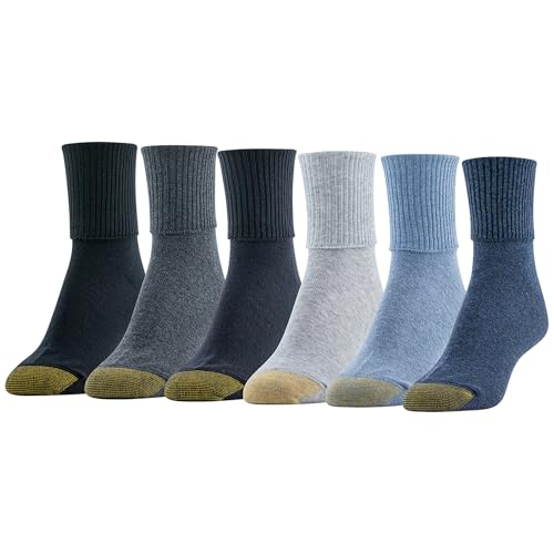 Image of GOLDTOE Women's Classic Turn Cuff Socks, Multipairs