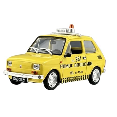 Macchinine in Metallo Pressofuso 1/43 Per Fiat 126P Modello Di Assistenza Stradale Veicolo Di Ingegneria In Metallo Collezione Di Hobbisti Fan Sport Motoristici Corsa