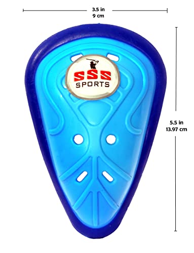 Image of SSS Octopus Abdominal Guard with Extra Soft Rubber Pad (Size & Colour Choice) (Youth, Blue)