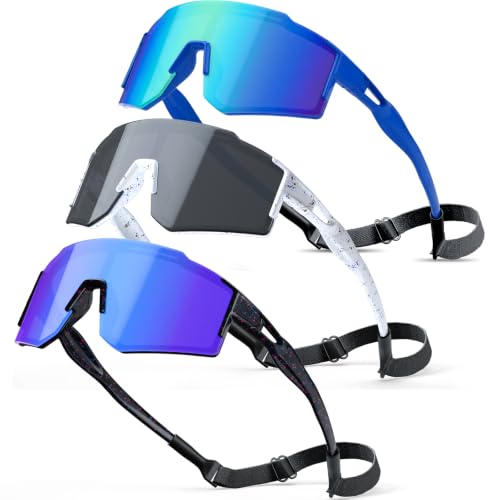 Image of Kids Sunglasses,Youth Baseball Glasses for Boys Girls Age 6-14,Sports UV Protection Goggles