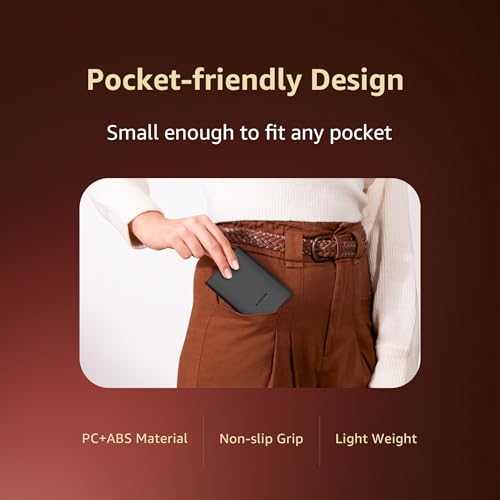 Image of Xiaomi Pocket Power Bank pro 10000mAh 33W Super Fast Charging PD |Smart 12 Layer Protection|Type C Input & Output|Triple Output Ports|Supports Android,Apple, Tablets, Earbuds,Watch(MI Powerbank),Black