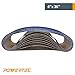 POWERTEC 3PK 4x36 Sanding Belts, 60 Grit Zirconia, 4 x 36 Inch Sanding Belts for Benchtop Belt and Disc Sander, Belt Sandpaper for Woodworking, Metal Grinding, Deburring, Rust Removal (443606Z-3)