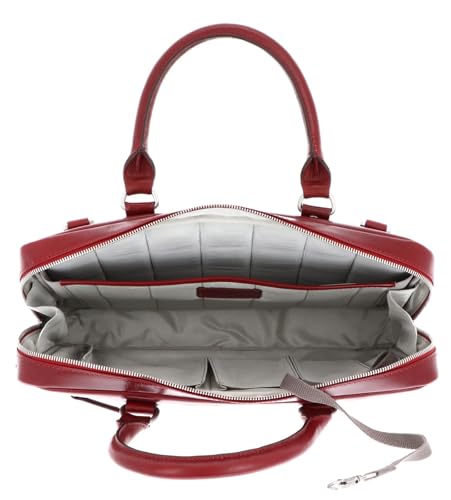 Serviette ordinateur cuir rouge Cambridge pour protéger votre PC avec style