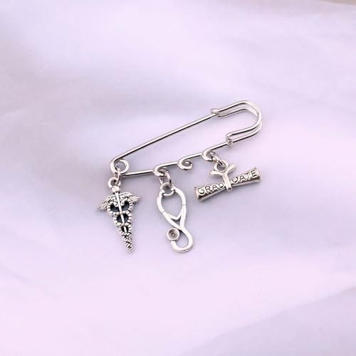 Image of Nursing Pins Brooch Registered Nurse RN Gift BSN NP LPN LVN Nurse Graduation Gifts
