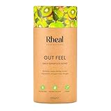 Rheal Gut Feel 150g | 30 Servings | Supports Digestion & Gut Health | Source of Fibre | 600mg Actazin Kiwi | Superfoods with Ginger & Baobab | Certified B Corp