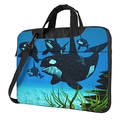 Sac à bandoulière ordinateur 15.6 pouces motif ananas inspirant pour le quotidien