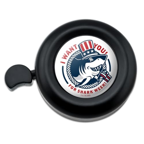 Shark Week I Want You Bicycle Handlebar Bike Bell