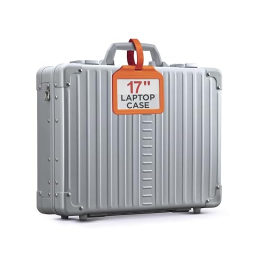 Premium Aluminum Laptop Briefcase for Travel