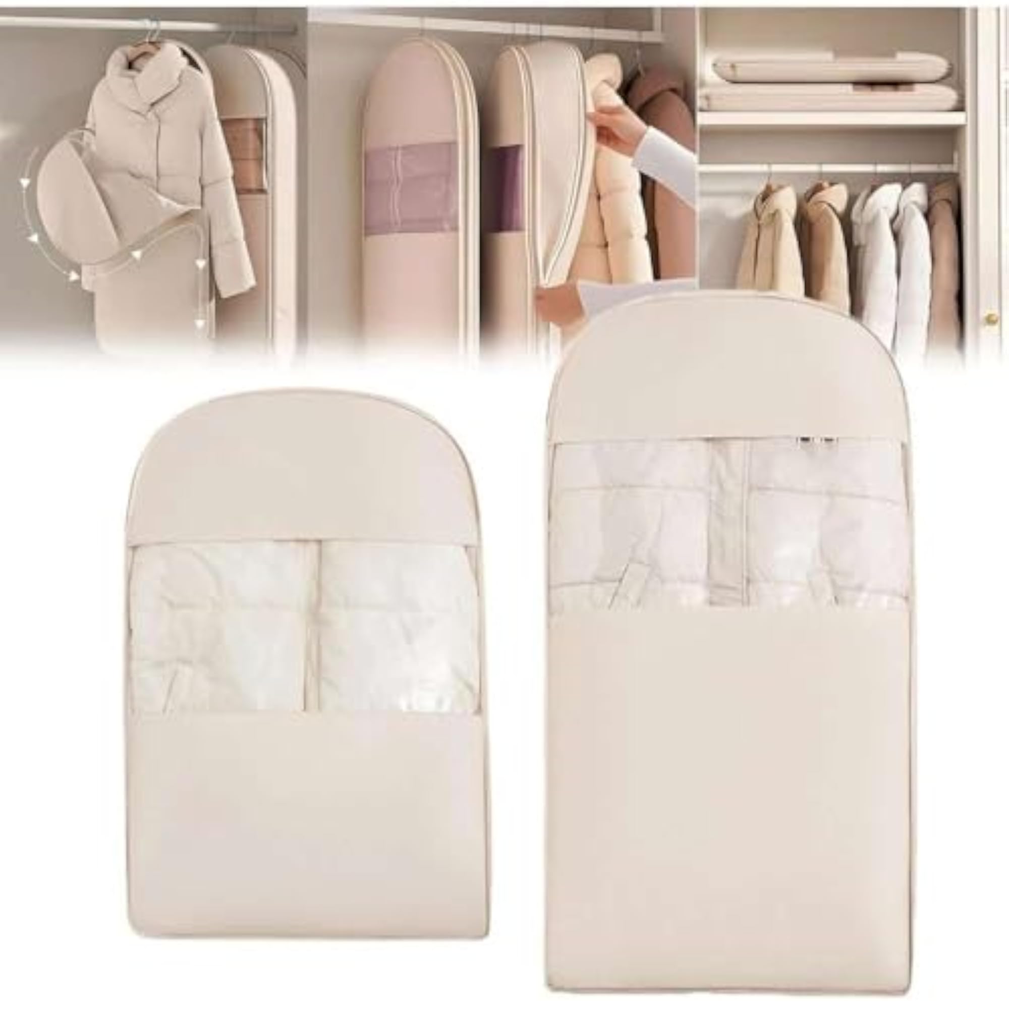 Hanging Garment Bag Organizer for Travel and Home