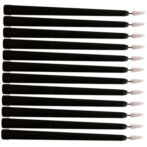 Bougies coniques LED noires de mariage securisees et sans fumee pour candelabre