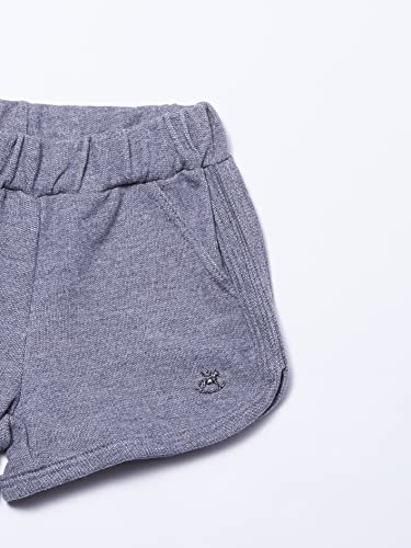 Shorts em Moletom, Up Baby, Meninas, MESCLA PRETO, 03