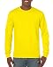 Gildan Adult 5.3 oz. Long-Sleeve T-Shirt (5400) -SAFETY GRE -M