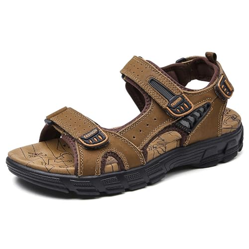 JokeLomple Pantuflas Hombre Verano Planas,Calzado ligero de paseo Cómodas y prácticas Sandalias sencillas Suela Suave Resistente Zapatos frescos transpirables Para Viaje Uso Diario