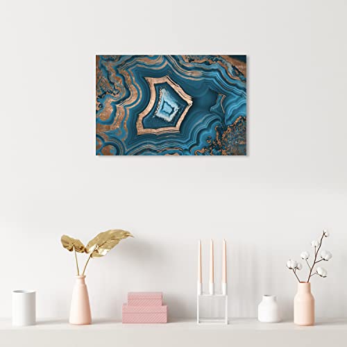 Abstract Wall Art Canvas Prints 'Dreaming About You Geode' #TOP2