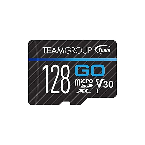 TEAMGROUP Go Card TGUSDX128GU303 Micro-SD-Karte für GoPro & Action-Kameras, MicroSDXC UHS-I U3 V30 Hochgeschwindigkeits…