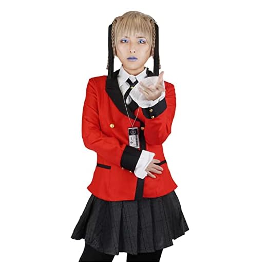 CoolChange Uniforme escolar de la academia Hyakkaou de Kirari Momobami | Cosplay disfraz para los fans de Kakegurui | Talla: M