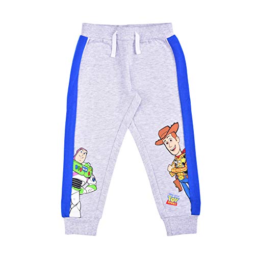 Disney Boy’s Jogger Pants Set of 2 Sweatpants with Toy Story Print, Navy/Grey/Blue/White/Black2