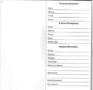 3 Year 2025 2026 2027 Pocket Calendar Planner Replacement Insert Only (Set of 1)