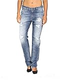 Diesel Rizzo 0848I Destroyed Damen Jeans Hose Slim Straight Stylishe Jeans 