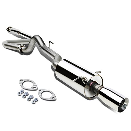 DNA MOTORING CBE-CCBT05-NRT Stainless Steel Cat Back Exhaust System [Compatible with 05-10 Chevy Cobalt 2.2L DOHC / 07-10 Pontiac G5 2.2L DOHC]