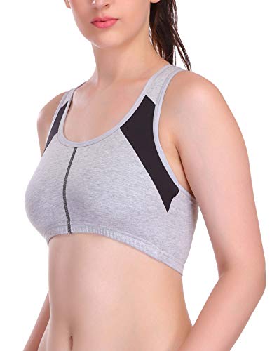 Image of Eve's Beauty Women's Cotton Padded Wire Free Sports Bra