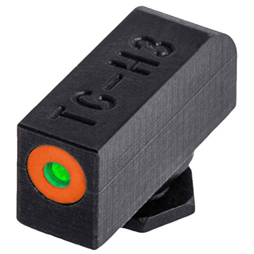 Image of TRUGLO Tritium Pro Night Sights, Compatible with Glock Handgun Models | Compact Durable Glow-in-The-Dark Front & Rear Gun Sight Set with Focus Lock Front Ring