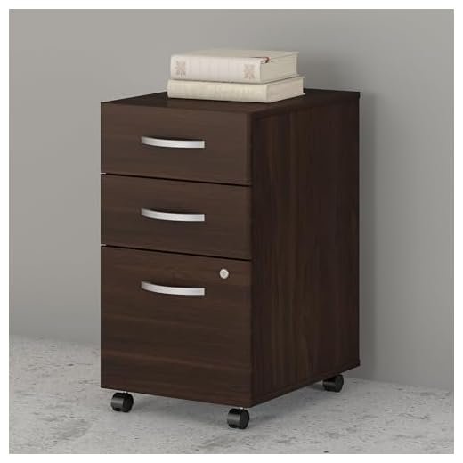 Bush Mobile File Cabinet with 3 Drawers