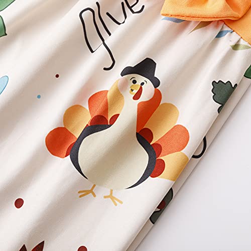 Halloween Kids Toddler Girls Pumpkin Dress Twirl Dresses Flutter Sleeve Dress4