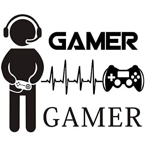 2 Piezas Pegatina De Pared Gamer Decorativas De Pared Extraíble De Adhesivos Para Dormitorio, Salón Sala De Juegos, Niño...