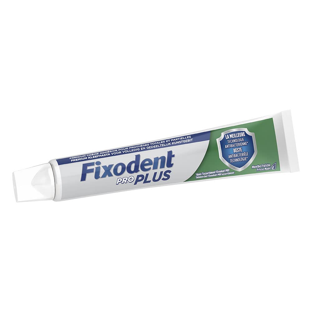 FixodentPro Plus The Best Antibacterial Technology Adhesive Cream For Dentures 57G