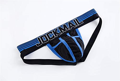 JOCKMAIL 3PCS/Pack Mens Jock Straps Underwear Mens Briefs Mens Thongs Underwear Breathable Mens Bikini Underwear3