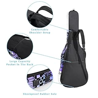 Hondank Housse de transport étanche pour guitare avec bandoulière réglable Motif souris, Multicolore 06, 42.9×16.9×4.7… - Les Beatles, Paul McCartney, John Lennon, RIngo Starr, George Harrison Hondank Housse de transport étanche pour guitare avec bandoulière réglable Motif souris, Multicolore 06, 42.9x16.9x4.7… – Image 3