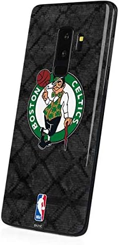 Skinit Decal Phone Skin Compatible with Samsung Galaxy S9 Plus - Officially Licensed NBA Boston Celtics Dark Rust Design