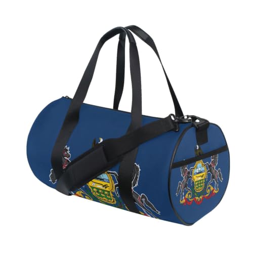 Bolsa de viaje y deporte unisex con formato redondo para un transporte cómodo y ligero 3