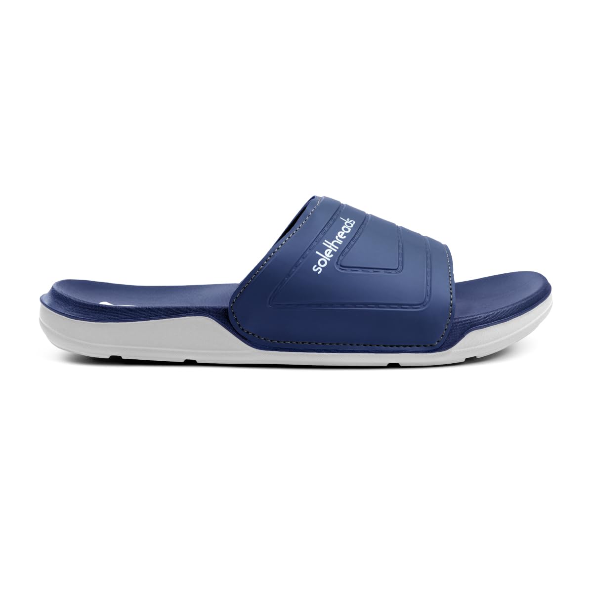 Buy SOLETHREADS SLIDES SUBMERGE | Men Casual Sliders | Stylish Trendy  Lightweight Slides | Casual \u0026 Comfortable | Waterproof | For Everyday Use |  BLACK | 6UK at Amazon.in