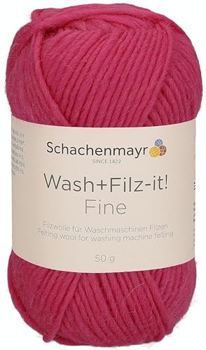 Schachenmayr Wash+Filz-It! Fine 50G Pink Filzgarne