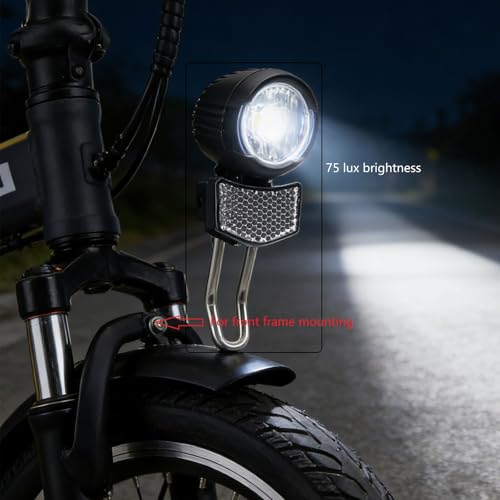 Faro LED E-Scooter con conector de 2 pines e iluminación delantera de 12V-60V 3