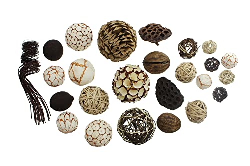Deko-Set Naturkugel, 25-teilig