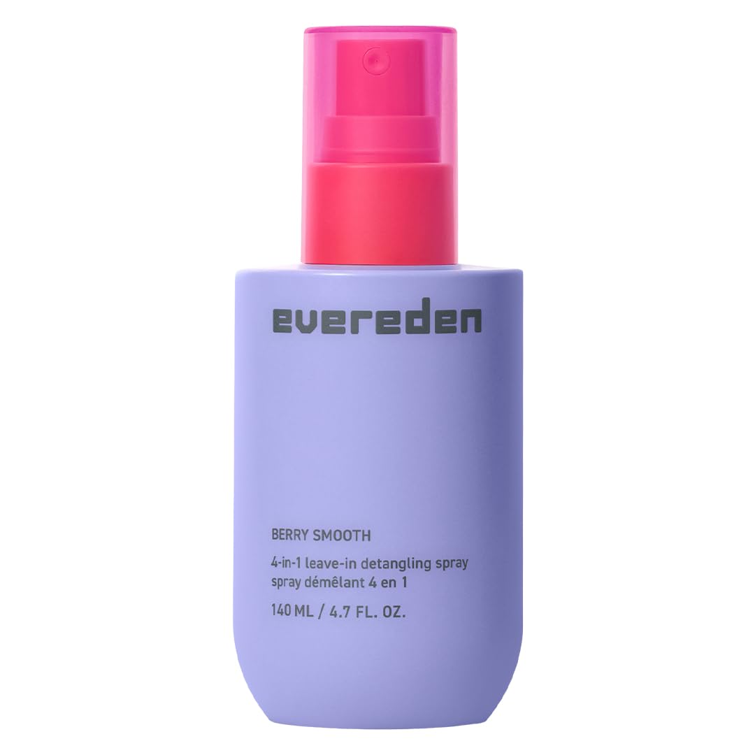 Evereden Kids Hair Detangling Spray: 4-in-1 Leave-In Detangler Spray - Moisturize, Strengthen, Protect, & Easily Tackle Even the Toughest Knots - Clean & Vegan - All Hair Types