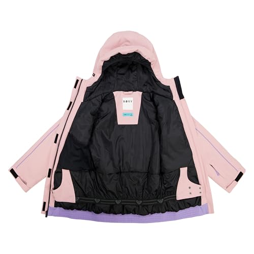 Image of Roxy Girls' Heavyweight Ski Snow Hooded Jacket, Insulated & Waterproof