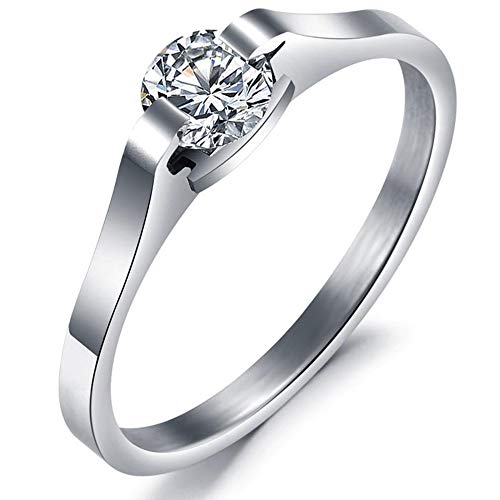 Bague acier titane femme haute qualité avec coeurs et flèches