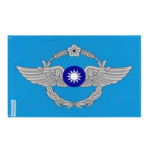 Drapeau Force aérienne de la république de Chine Pixelforma en polyester premium résistant