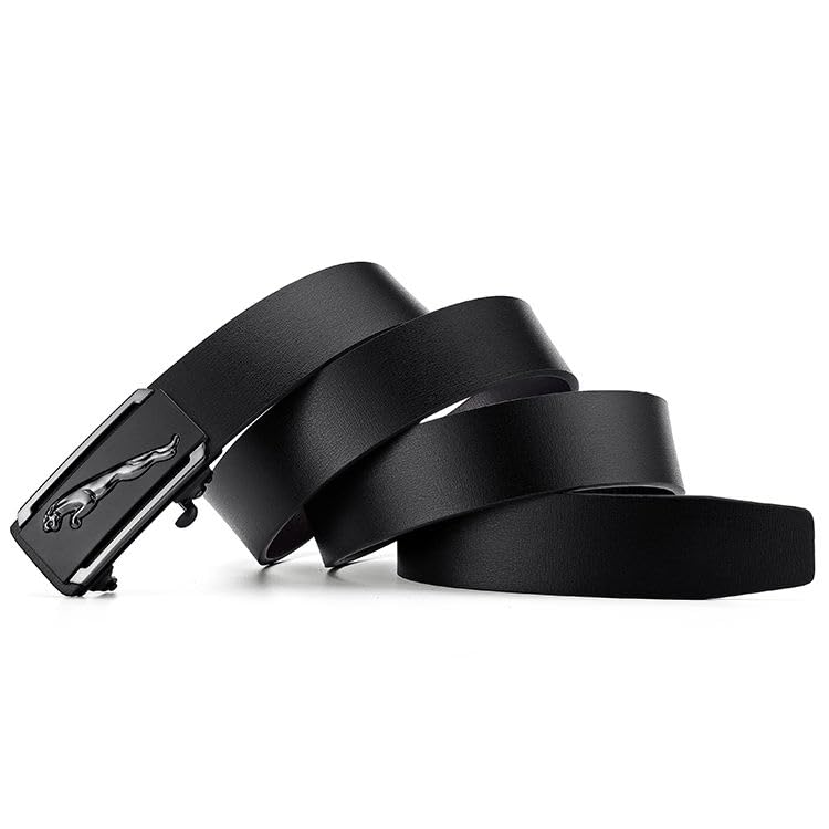 Image of WildHorn Men's Genuine Leather Belt for Men| Premium Auto-Lock Buckle | Adjustable up to 48 inch | Formal & Casual Wear | Micro-Adjust Fit | Stylish Gift Box Included