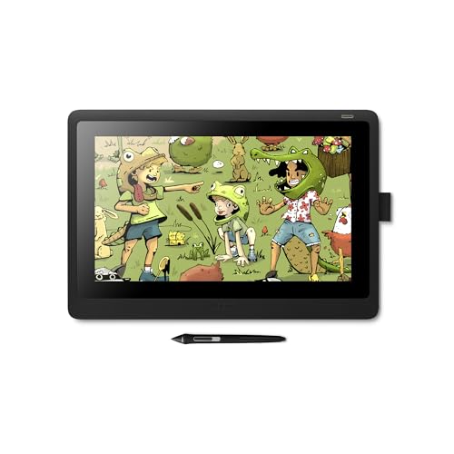 Wacom Cintiq 16 Drawing Tablet with Screen, 15.4" Full HD Display Graphic Arts Tablet Includes Pro Pen 2 w/Tilt Response, Graphic Design Animation Display Pad for Mac, PC by Wacom - Used condition - CA$804.63