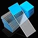 Globe Scientific Diamond 1380-50B White Glass Microscope Slide, 25 x 75mm Size, Ground Edges, Blue Frosted (1,440 Slides)