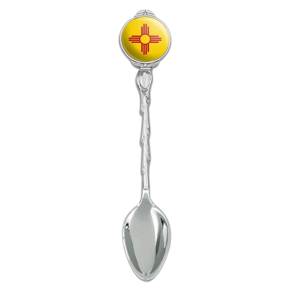 New Mexico State Flag Novelty Collectible Demitasse Tea Coffee Spoon