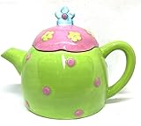 Ceramic Polka Dot Pitcher w/2 Mugs