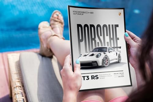 Image of Posternet Supercar Posters Set of 8 | A4 Size Wall Posters for Room Decor | Premium HD Car Prints for Boys Bedroom, Gaming Room, Office | Matte Finish 300 GSM Paper Wall Art Set