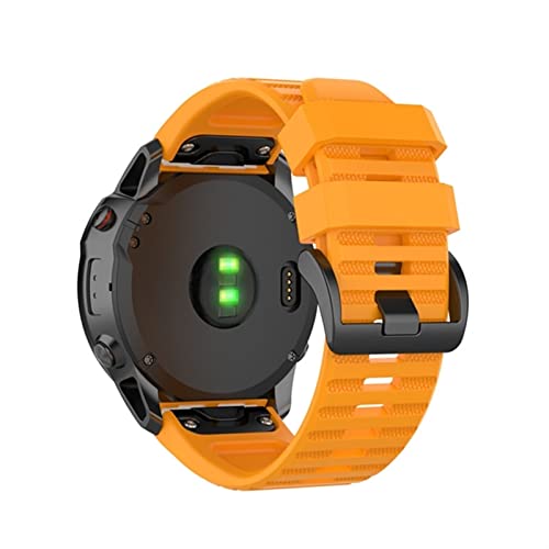 Bracelet de montre 22 26 mm en silicone pour Fenix 7 et 6X Pro