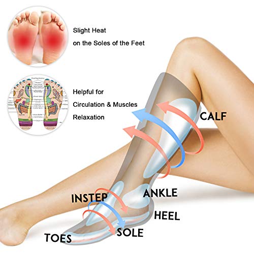 Leg Massager for Circulation Massage and Relaxation Calf Feet Foot with 6 Modes 3 Intensities